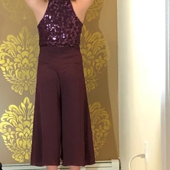 Love Jayne Girls Burgundy Dressy Jumper Size 16 - Picture 6 of 8